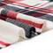 Glitzhome® 70" Red, White & Navy Scarf with Fringe